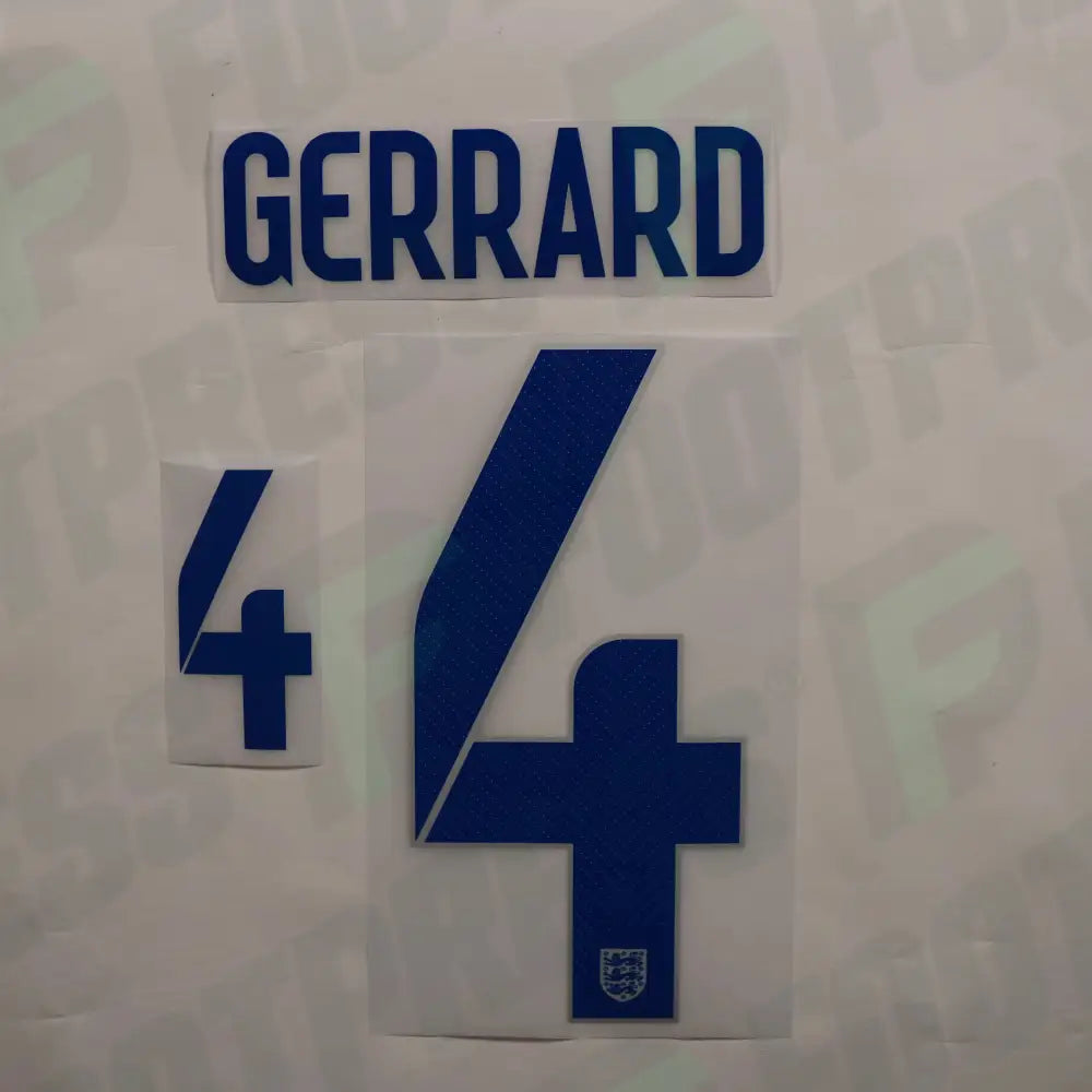 Imprenta Oficial - Inglaterra, Gerrard, 2014/2015, Casa, Azul