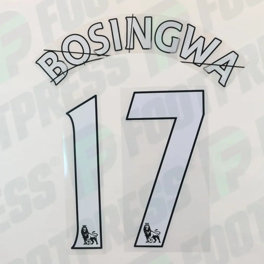 Flocage Officiel - Chelsea,Bosingwa,2013/2014,Home,Blanc