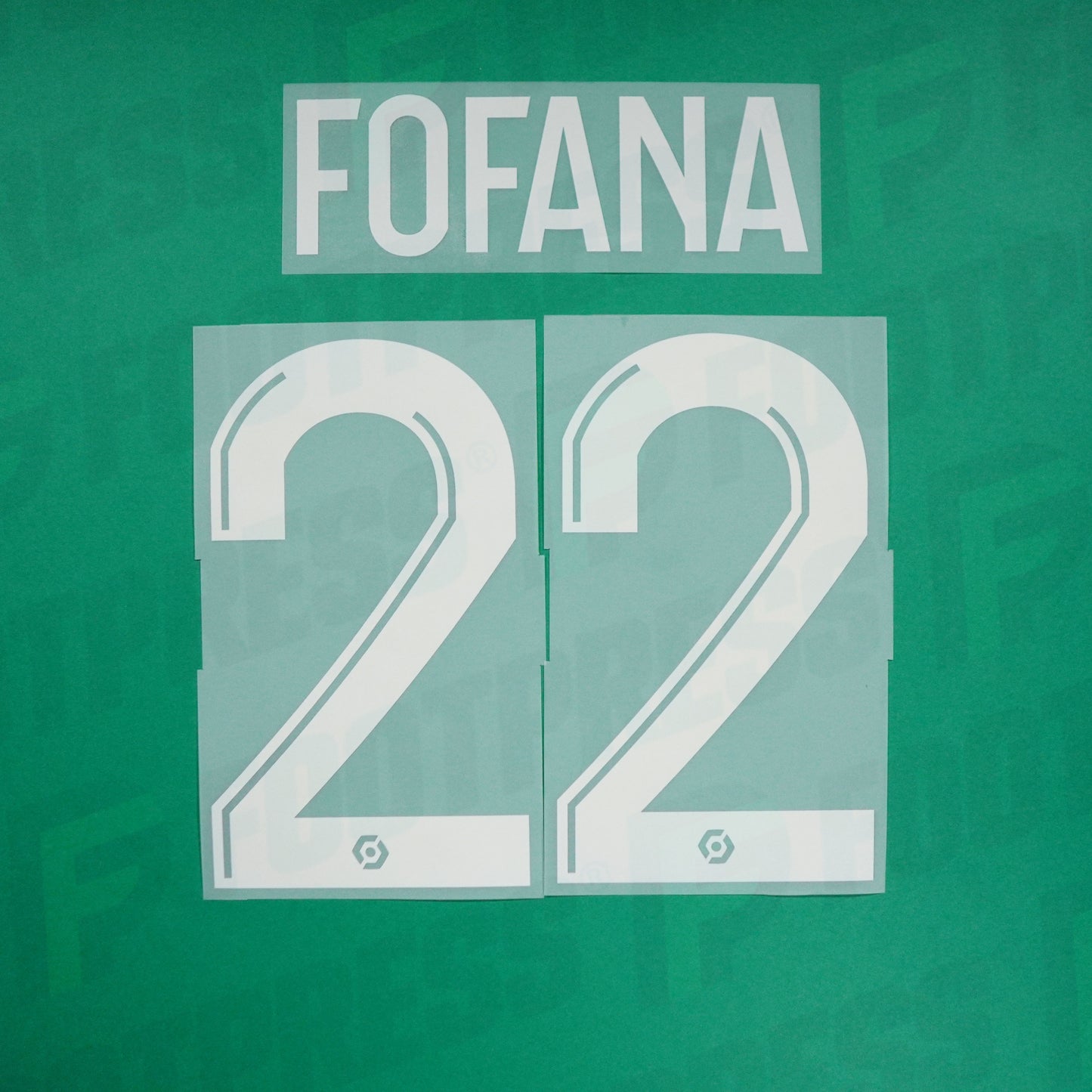 Official Nameset - AS Monaco, Fofana, 2022/2023, Away, White