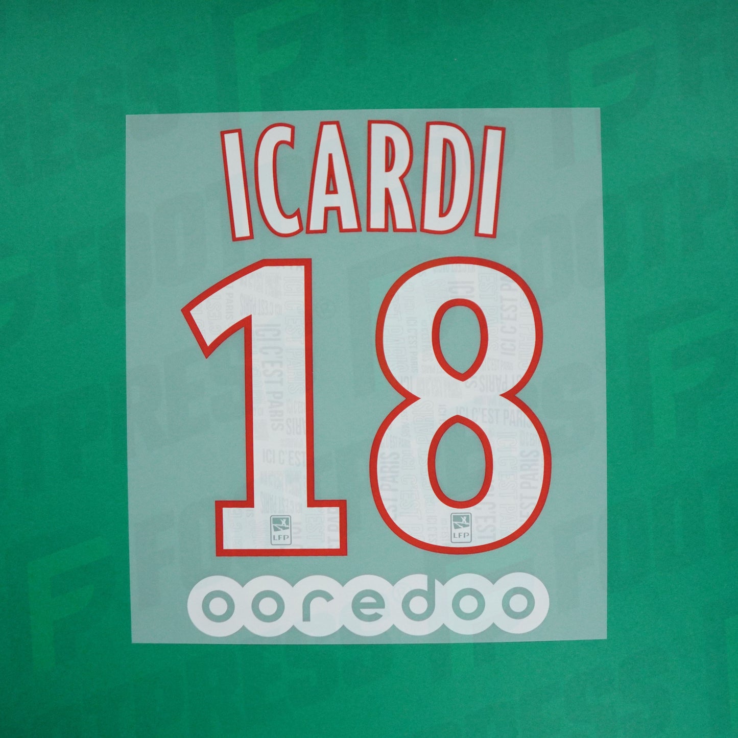 Flocage Officiel - Paris Saint-Germain ENFANT, Icardi, 2019/2020, Home/Fourth JUNIOR, Blanc/Rouge (PSG)