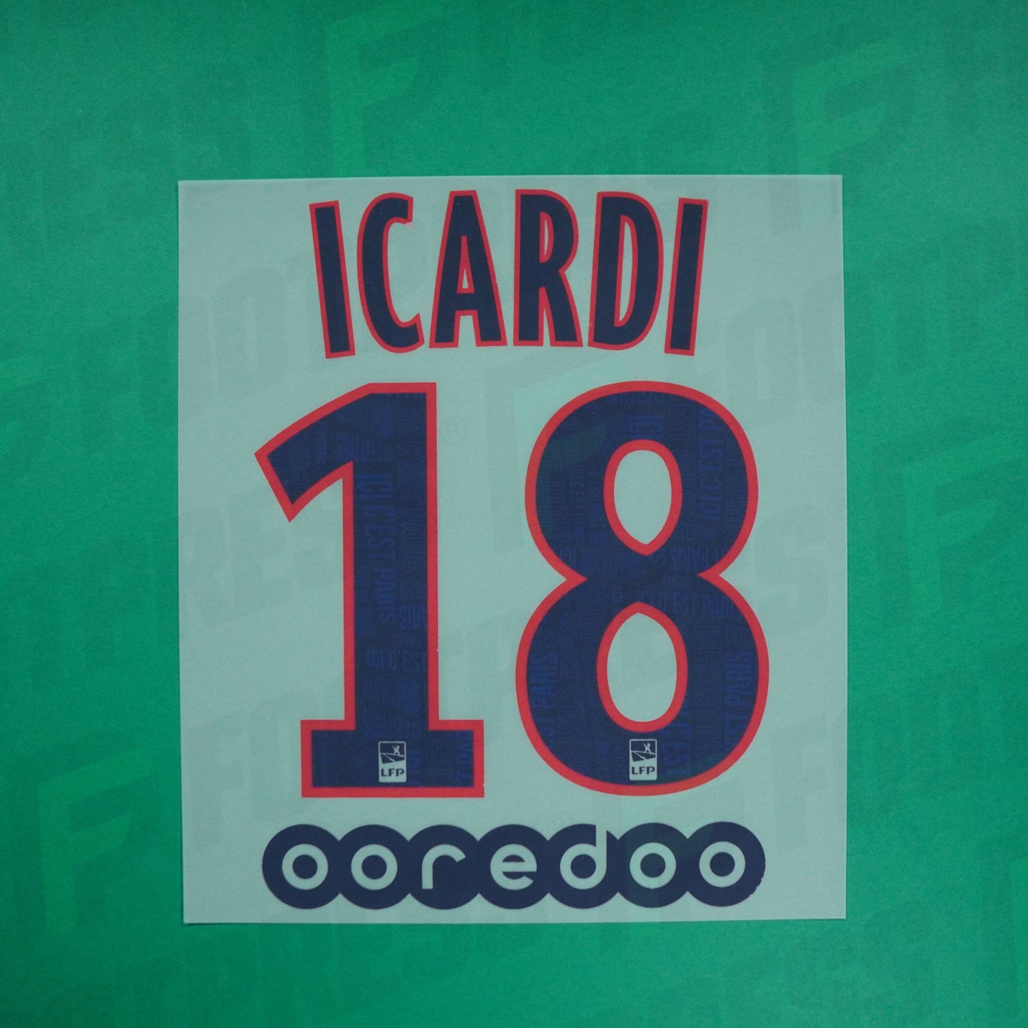 Official Nameset - Paris Saint-Germain KIDS, Icardi, 2019/2020, Third JUNIOR, Blue (PSG)