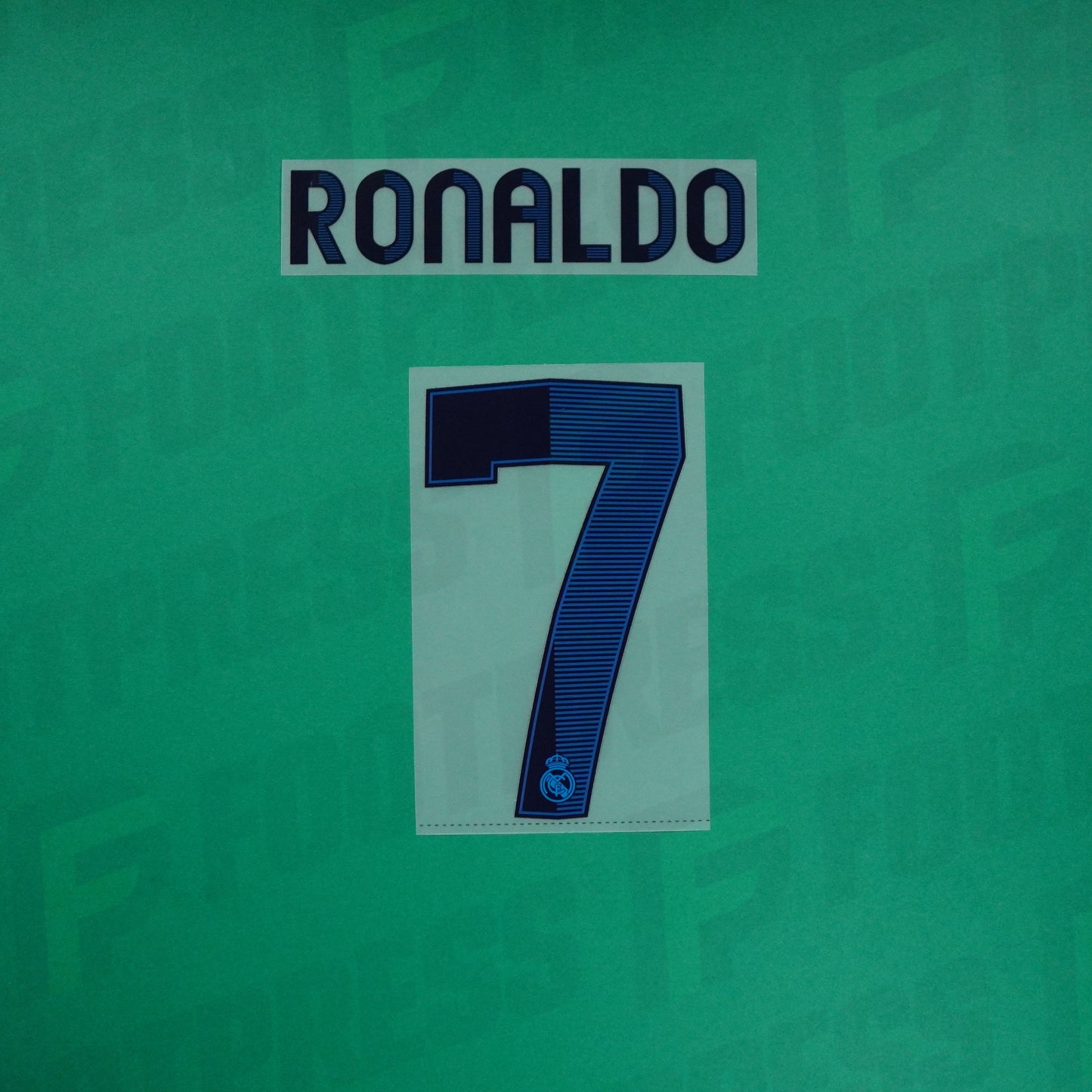 Flocage Officiel - Réal Madrid ENFANT, Ronaldo, 2012/2013, Home JUNIOR, Bleu