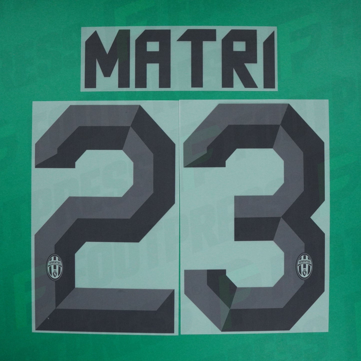 Official Nameset - Juventus Turin, Matri, 2010/2011, Away, Black