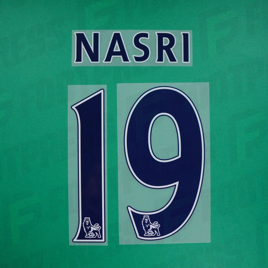 Flocage Officiel - Manchester City,Nasri,2011/2012,Home,Bleu,