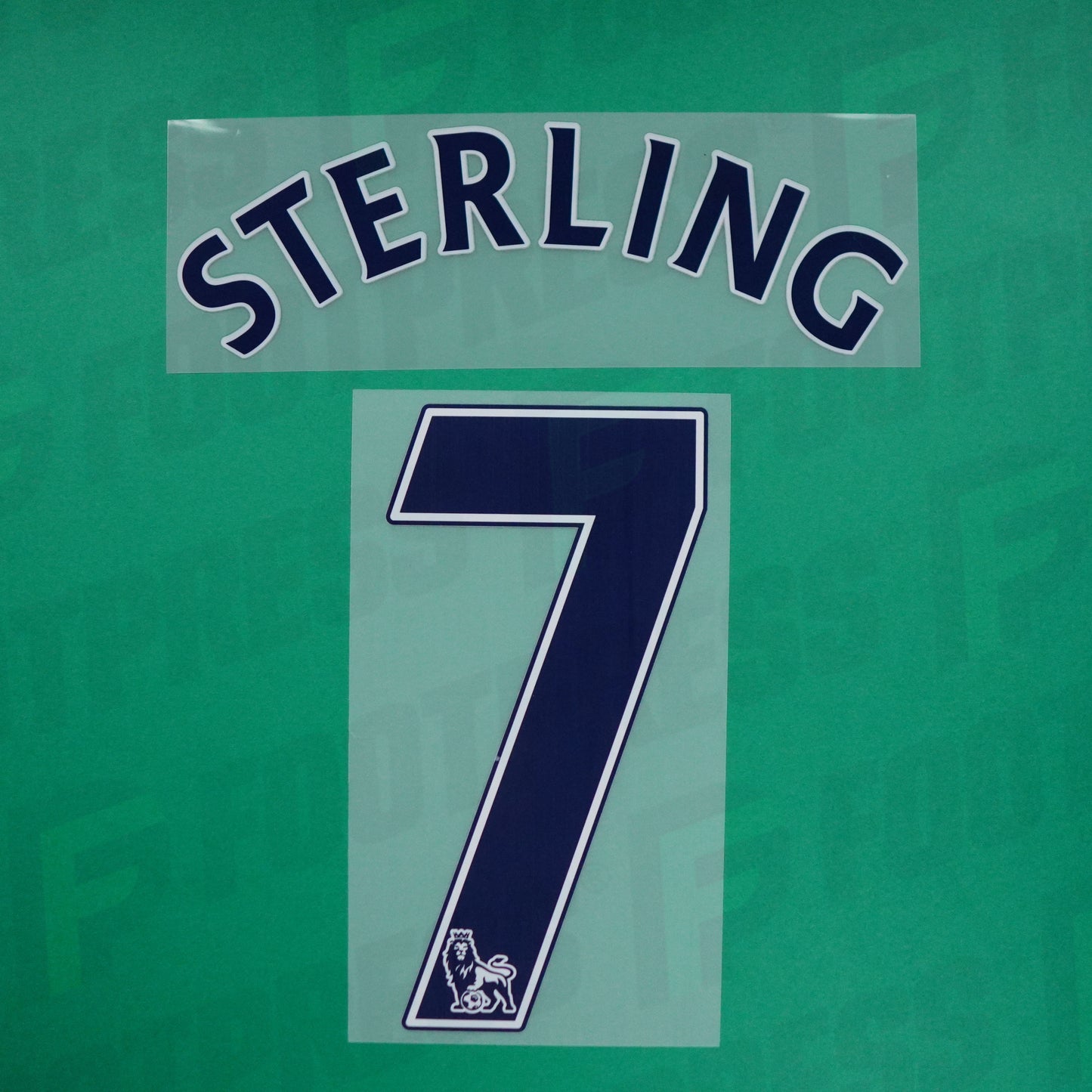 Impresión Oficial - Manchester City, Sterling, 2015/2016, Local, Azul