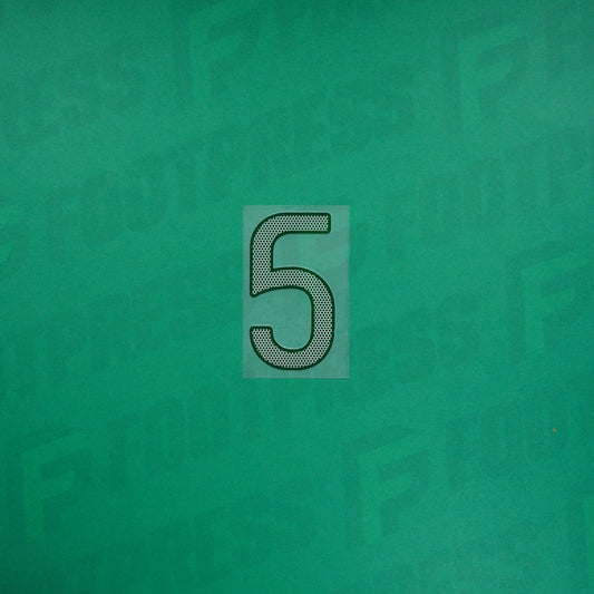 Flocado Oficial - Portugal, Pequeño Número 5, 2012, Visitante, Verde