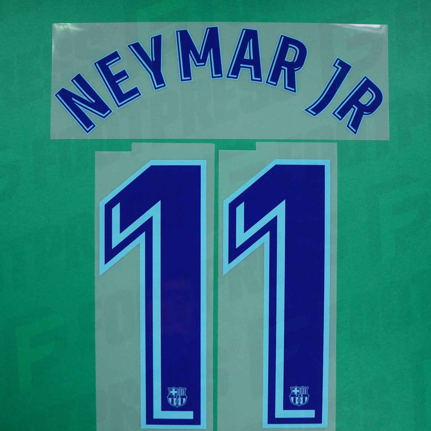 Flocado Oficial - FC Barcelona, ​​​​Neymar JR, 2017/2018, Segunda, Azul