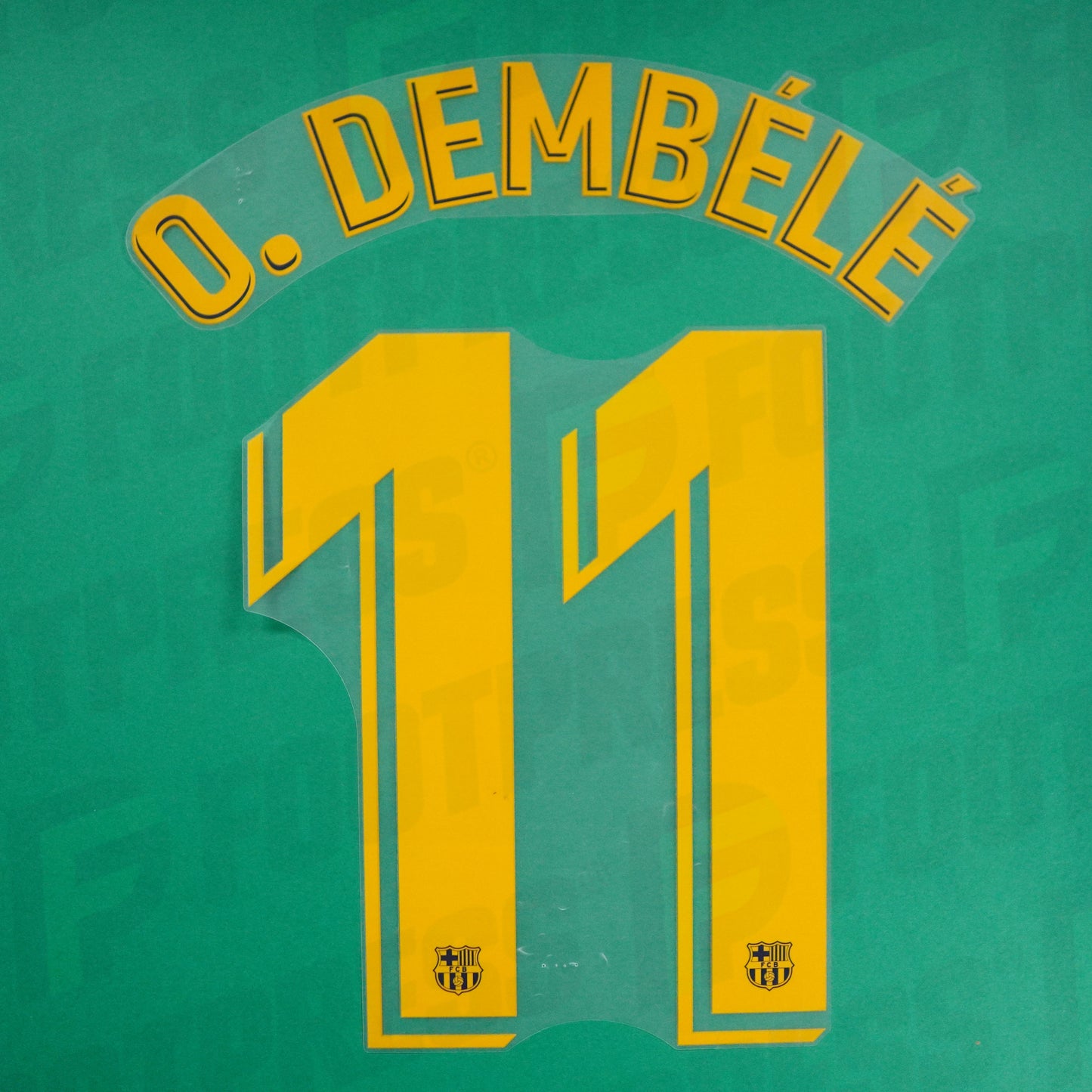 Flocage Officiel - FC Barcelone, Dembele, 2019/2020, Home, Jaune