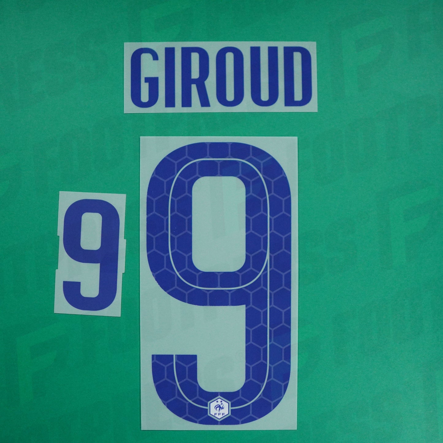 Flocage Officiel - France, Giroud, 2020, Away, Bleu