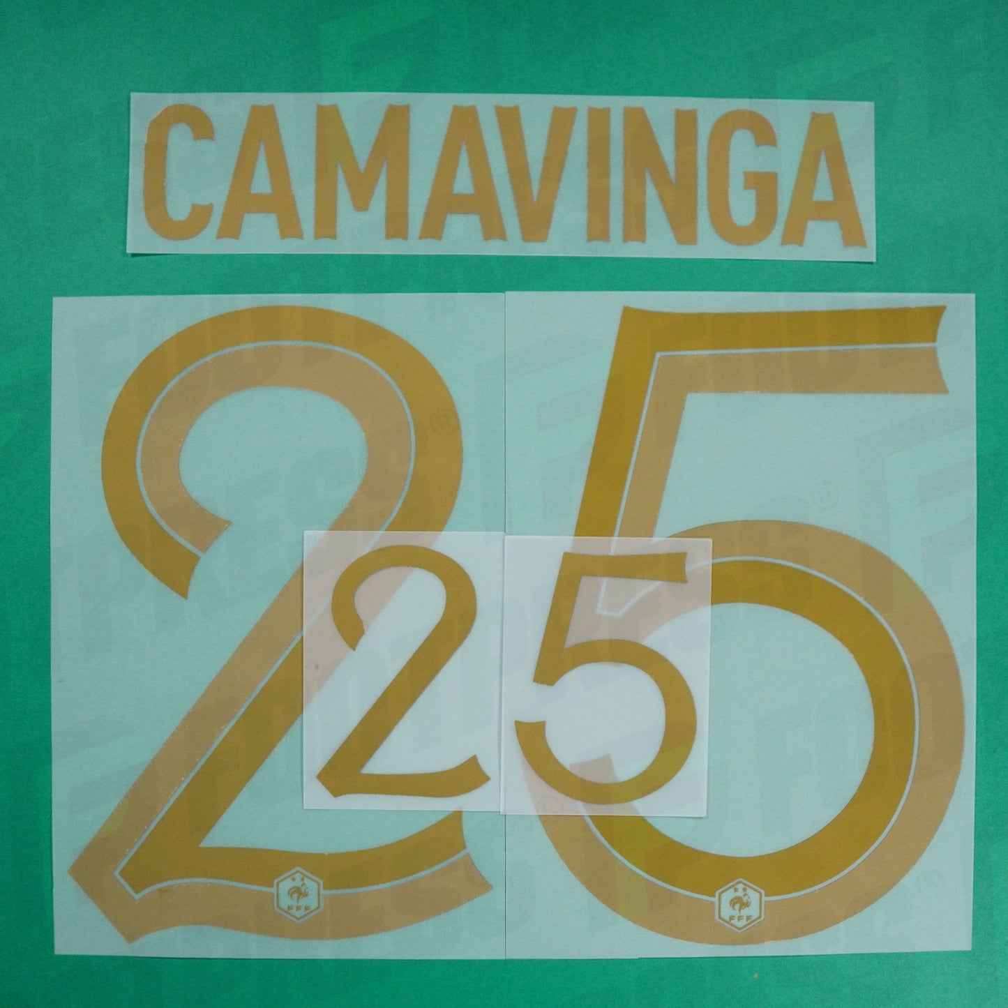 Flocado Oficial - Francia, Camavinga, 2022, Casa, Oro