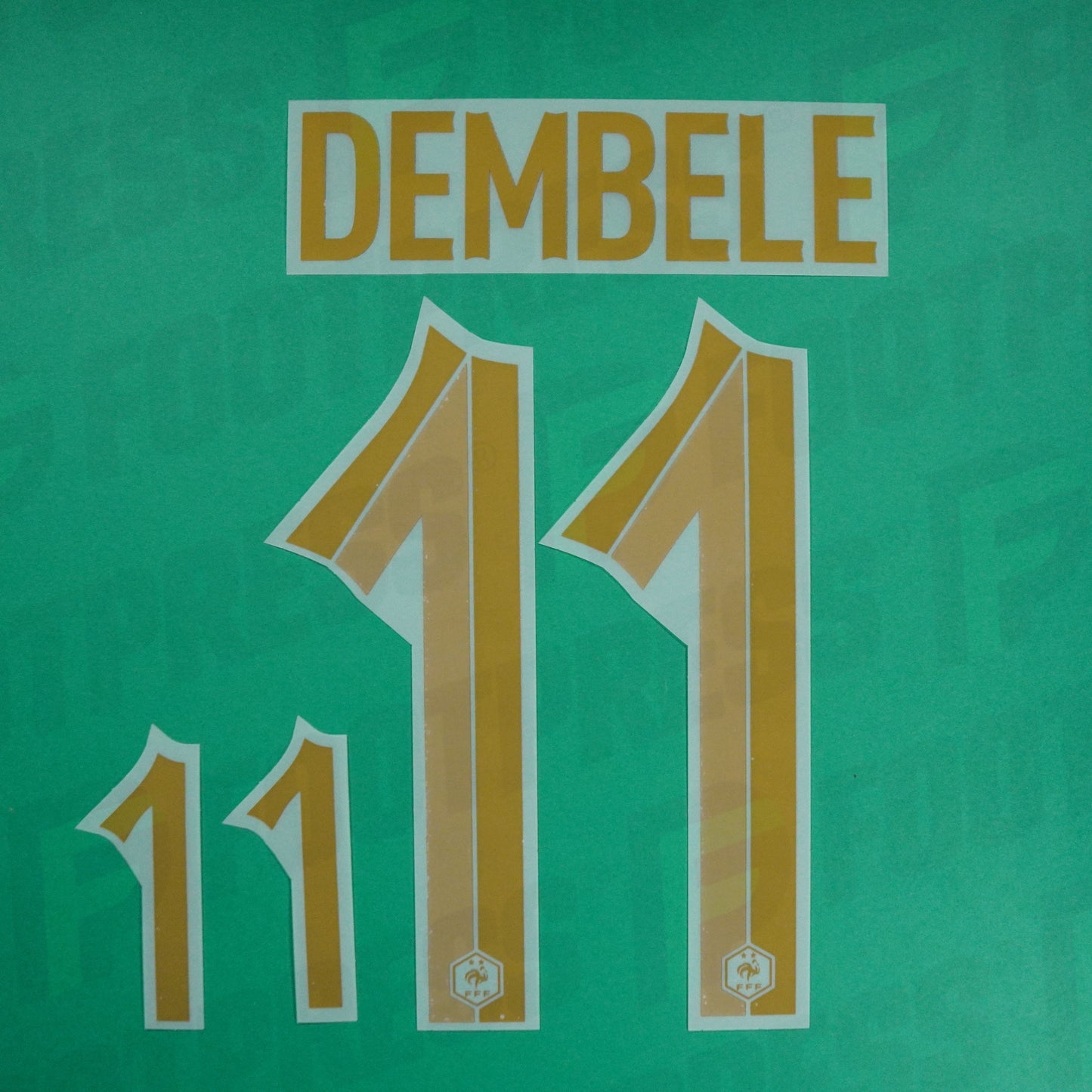 Flocado Oficial - Francia, Dembele, 2022, Local, Oro