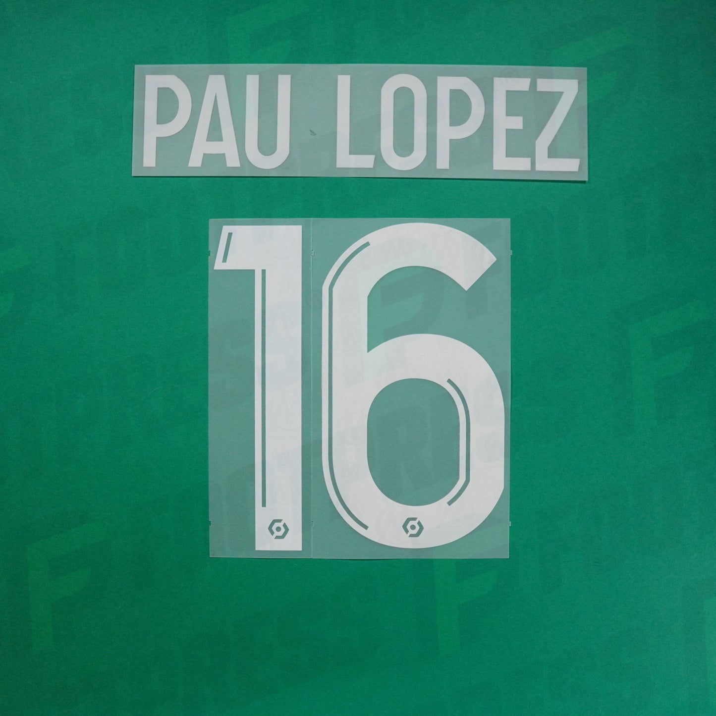 Flocage Officiel - Olympique de Marseille, Pau Lopez, 2023/2024, Gardien, Blanc