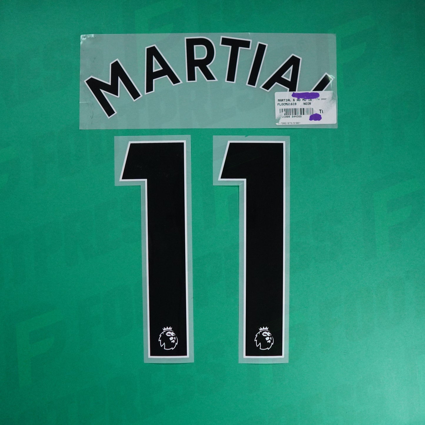 Flocage Officiel - Manchester United, Martial, 2019/2023, Away, Noir