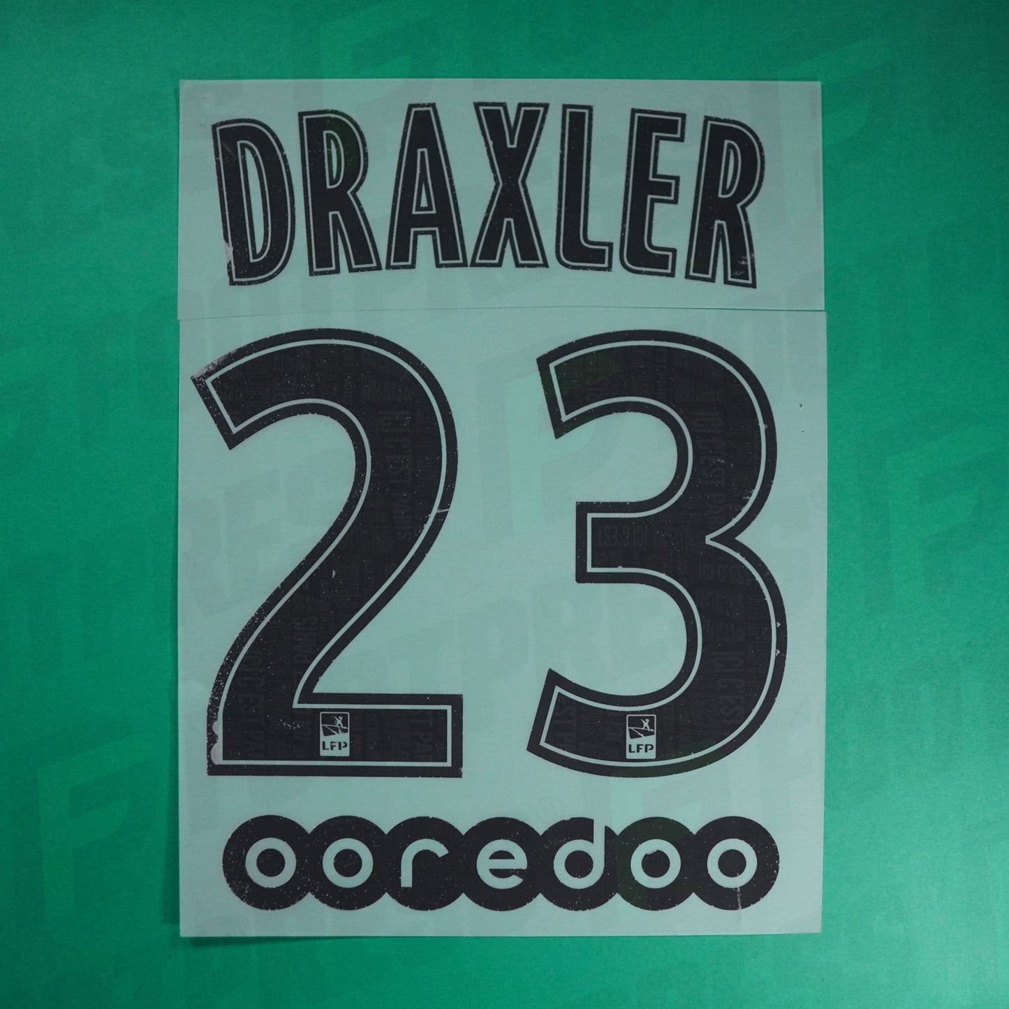 Flocage Officiel - Paris Saint-Germain, Draxler, 2019/2020, Away, Noir