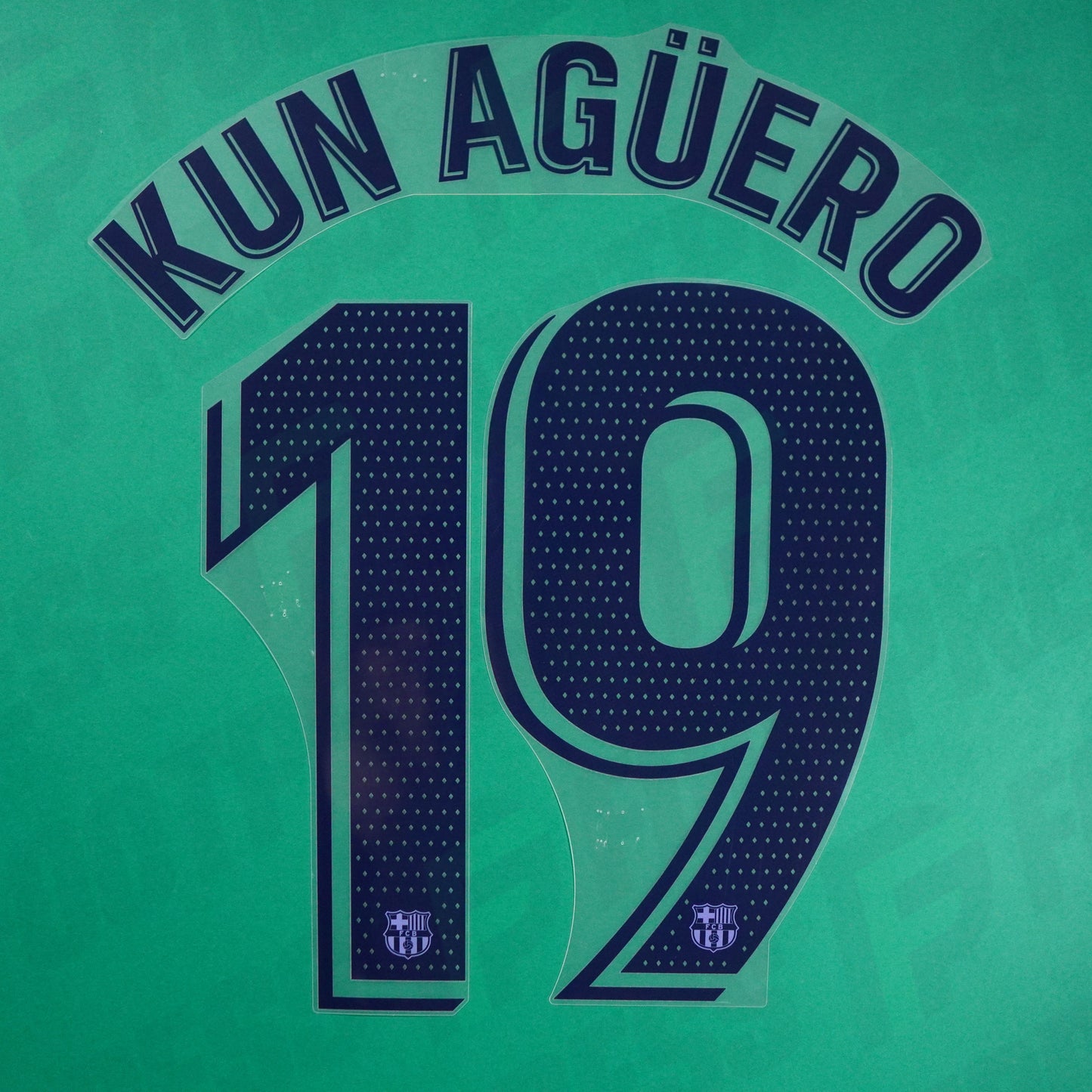 Flocage Officiel - FC Barcelone, Kun Aguero, 2021/2022, Away, Bleu/Violet