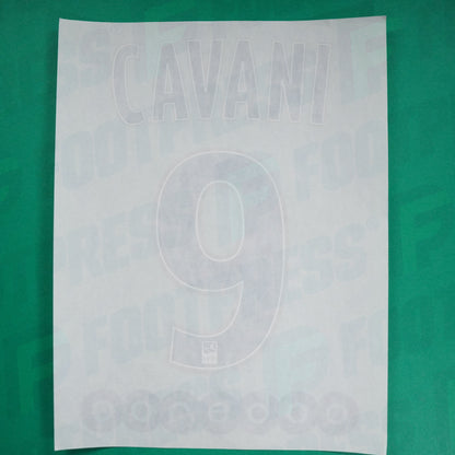 Flocage Officiel - Paris Saint-Germain, Cavani, 2014/2015, Away, Bleu/Doré