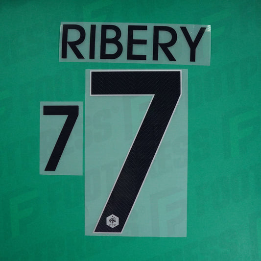 Flocage Officiel - France, Ribery, 2014, Away, Bleu