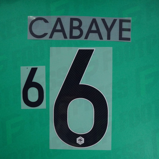 Flocage Officiel - France, Cabaye, 2014, Away, Bleu