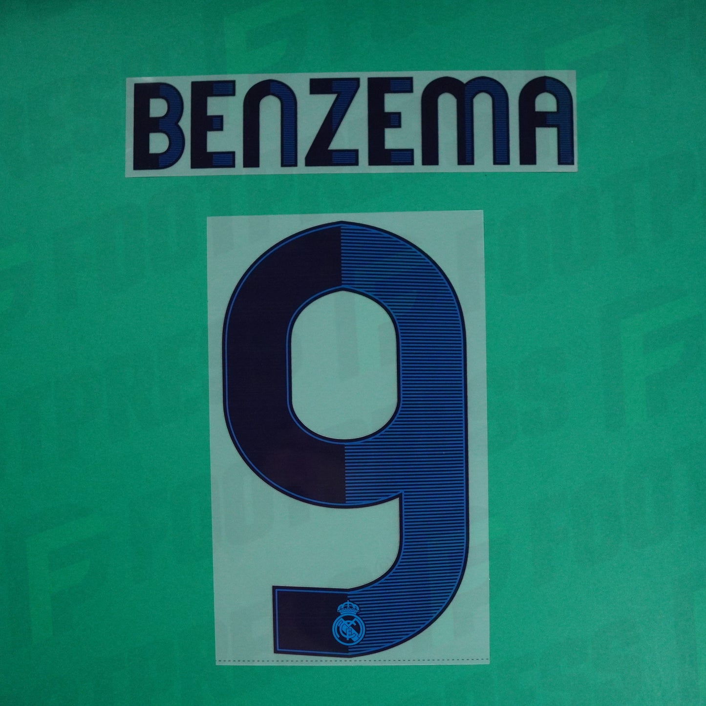 Flocage Officiel - Real Madrid, Benzema, 2012/2013, Home, Bleu