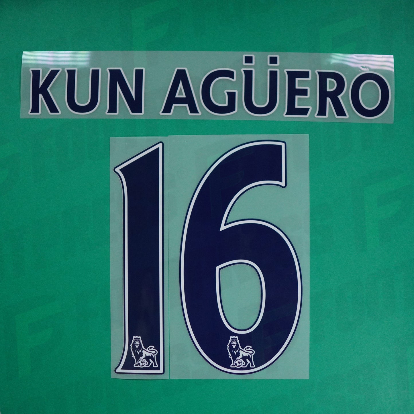 Flocage Officiel - Manchester City, Aguero, 2013/2019, Home, Bleu