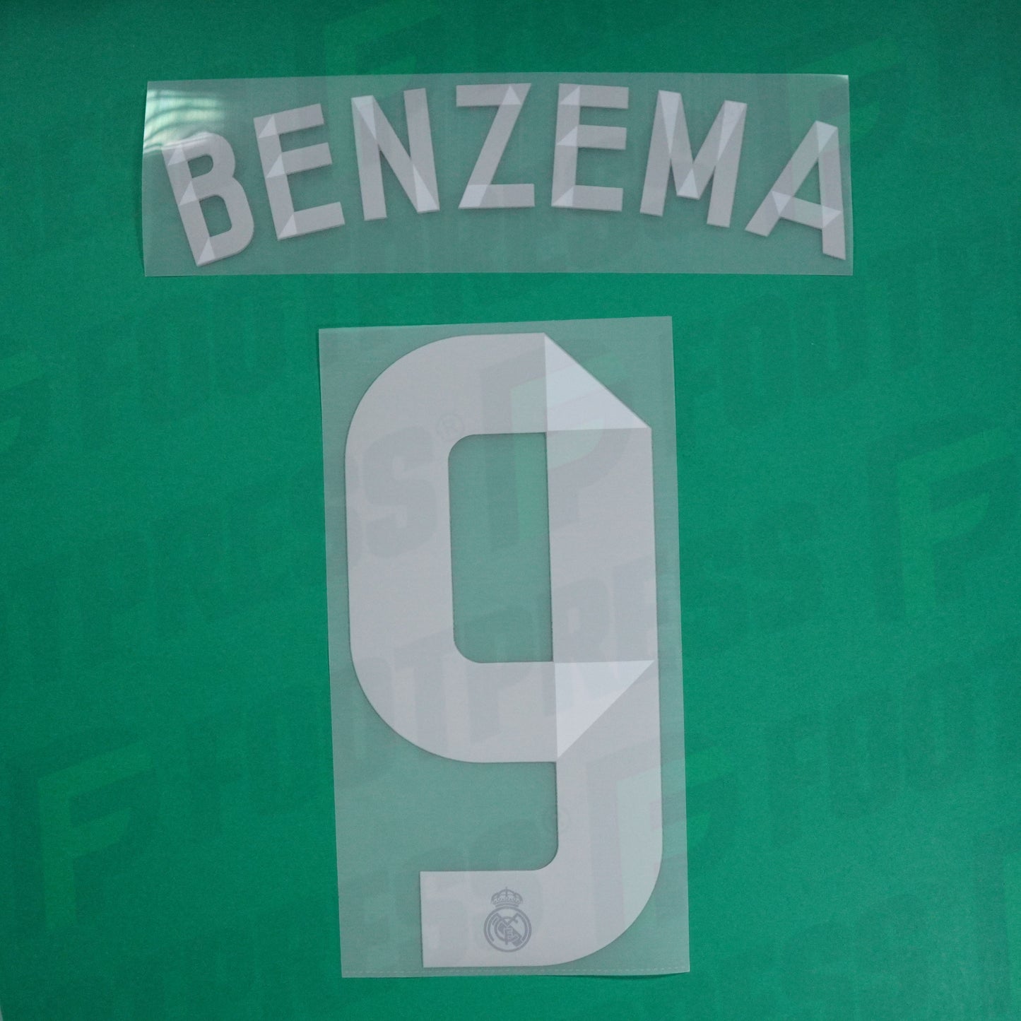 Flocage Officiel - Real Madrid, Benzema, 2014/2015, Away, Blanc