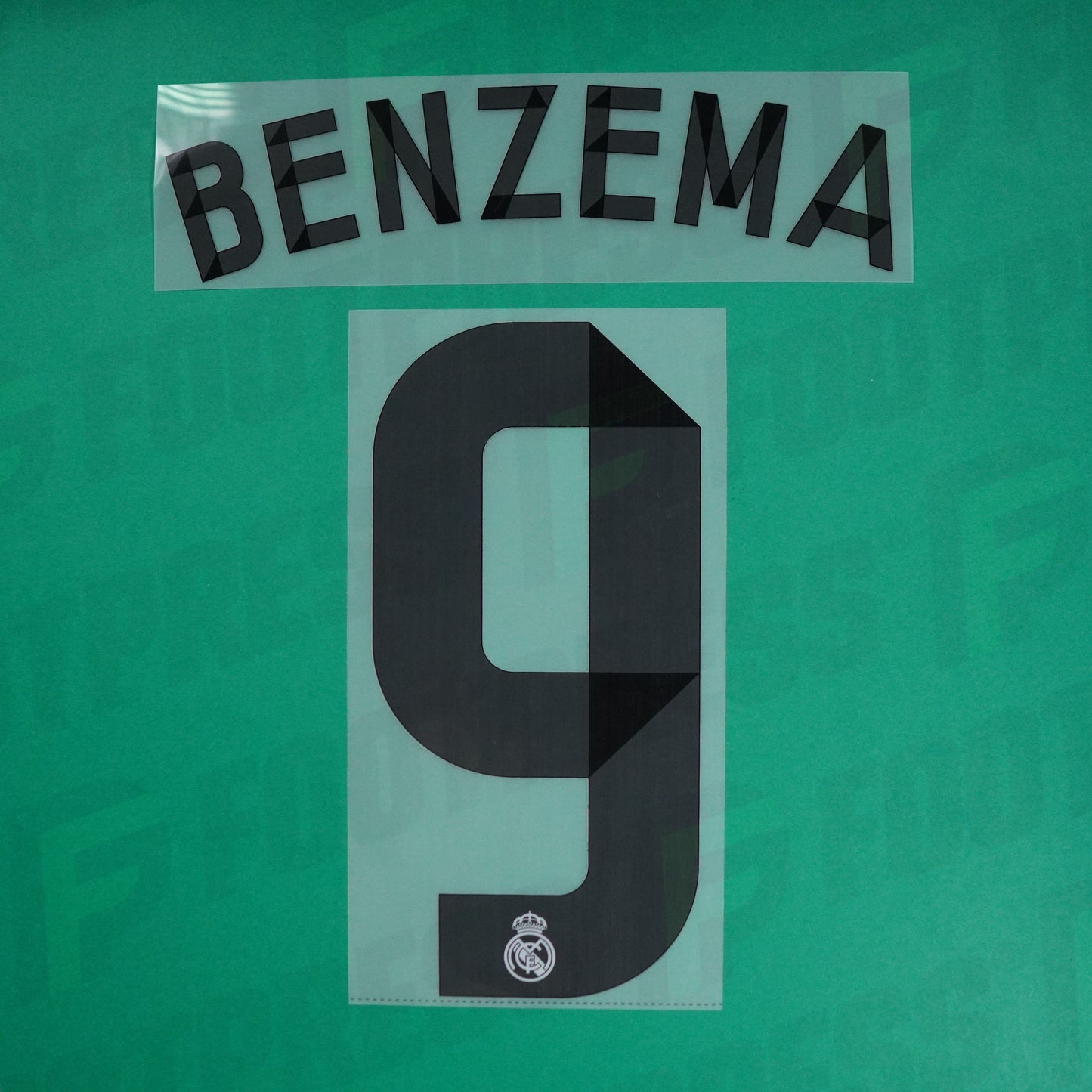 Flocage Officiel - Real Madrid, Benzema, 2014/2015, Home, Noir