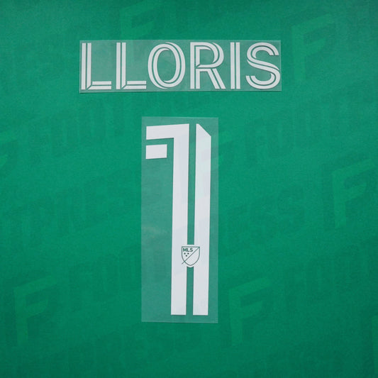 Flocage Officiel - Los Angeles FC, Lloris, 2024/2025, Home, Blanc