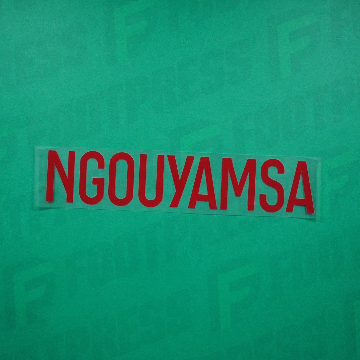 Flocage Officiel - Rodez AF, Ngouyamsa UNIQUEMENT LE NOM, 2023/2024, Away, Rouge