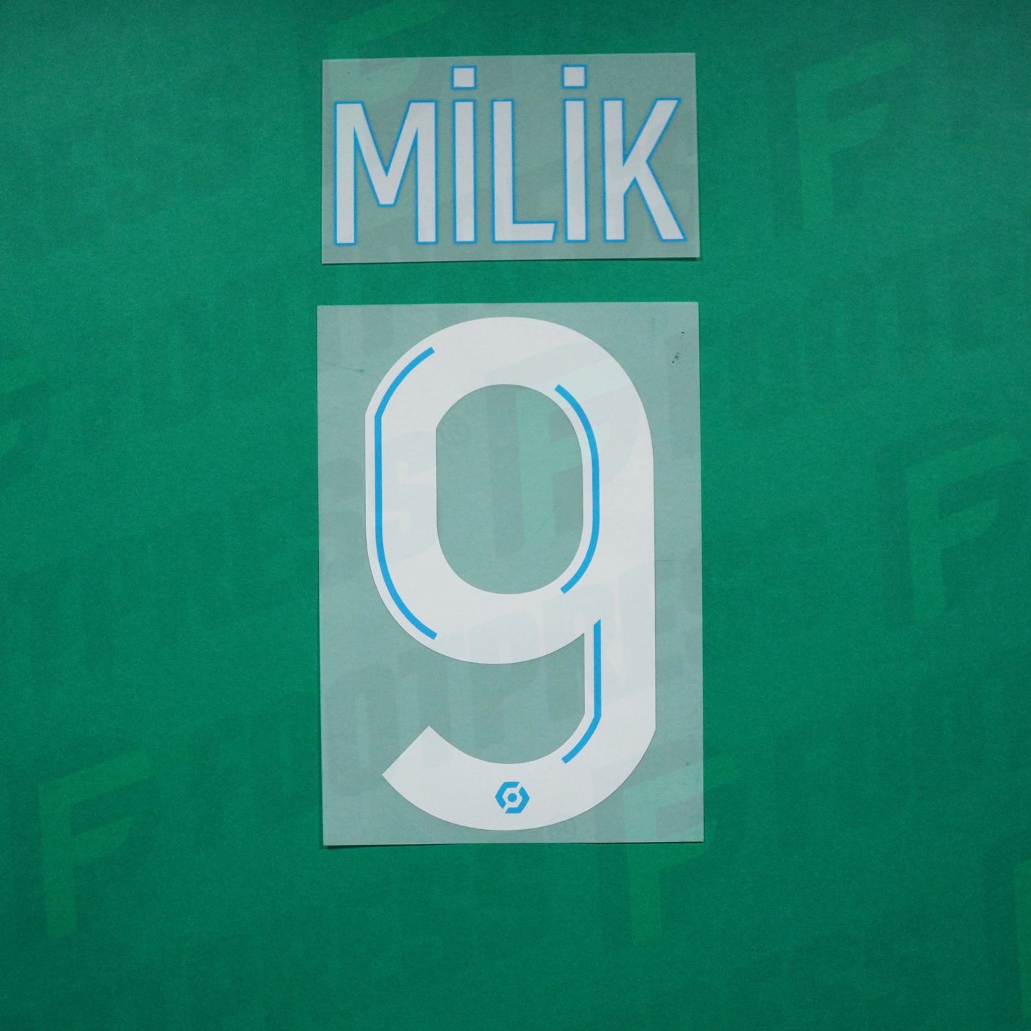 Flocage Officiel - Olympique de Marseille, Milik, 2022/2023, Away, Blanc/Bleu