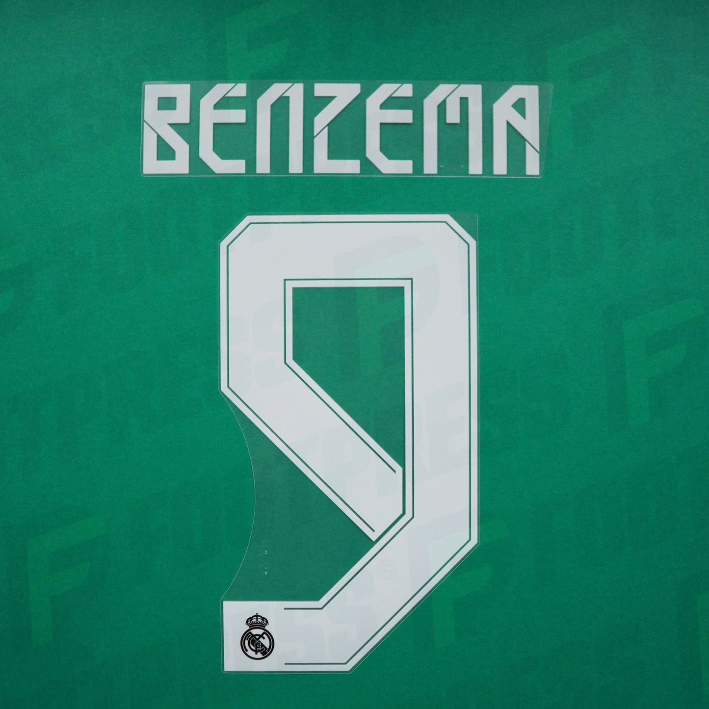 Flocage Officiel - Real Madrid, Benzema, 2021/2022, Away/Third, Blanc