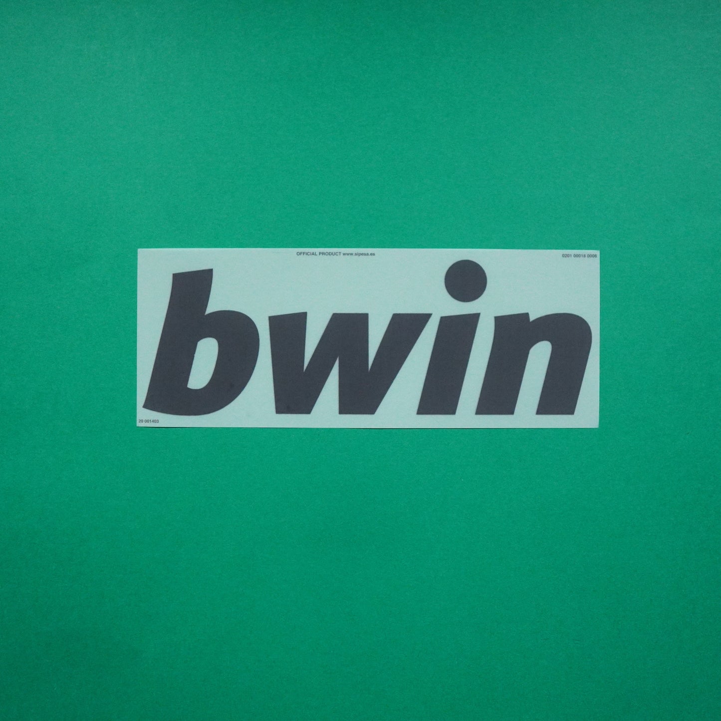 Flocage Officiel - Sponsor, Bwin, Noir