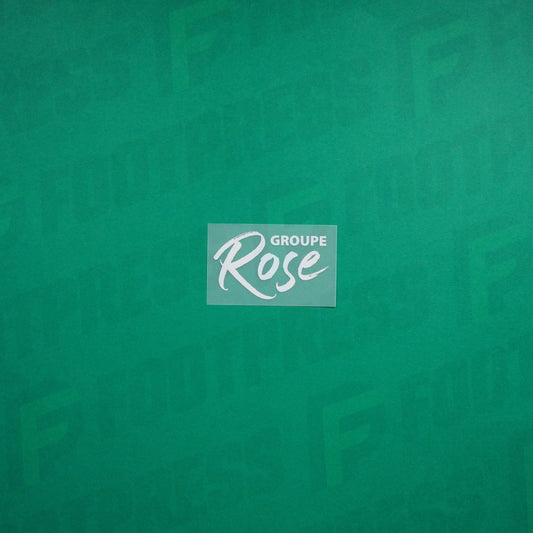 Flocage Officiel - Sponsor, Stade Rennais, Groupe Rose, Blanc