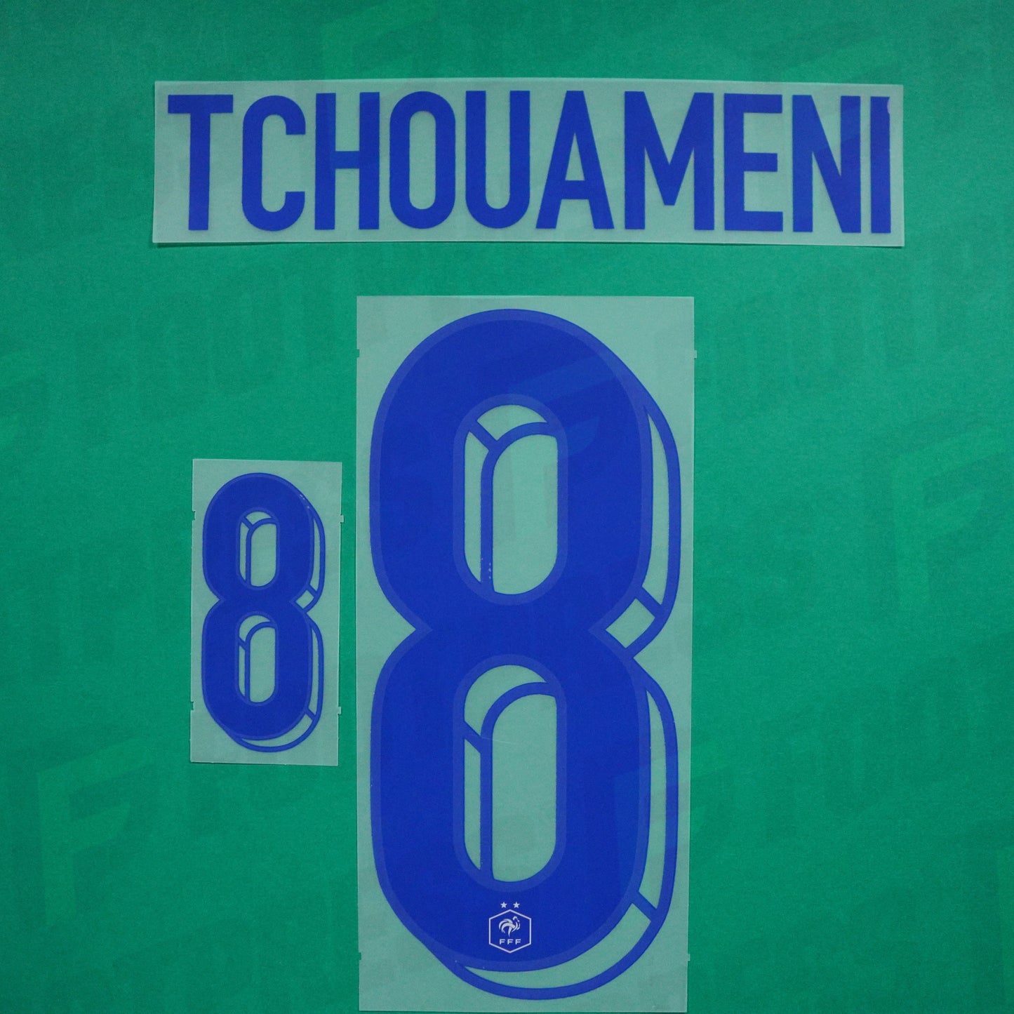 Flocage Officiel - France, Tchouameni, 2024, Away, Bleu